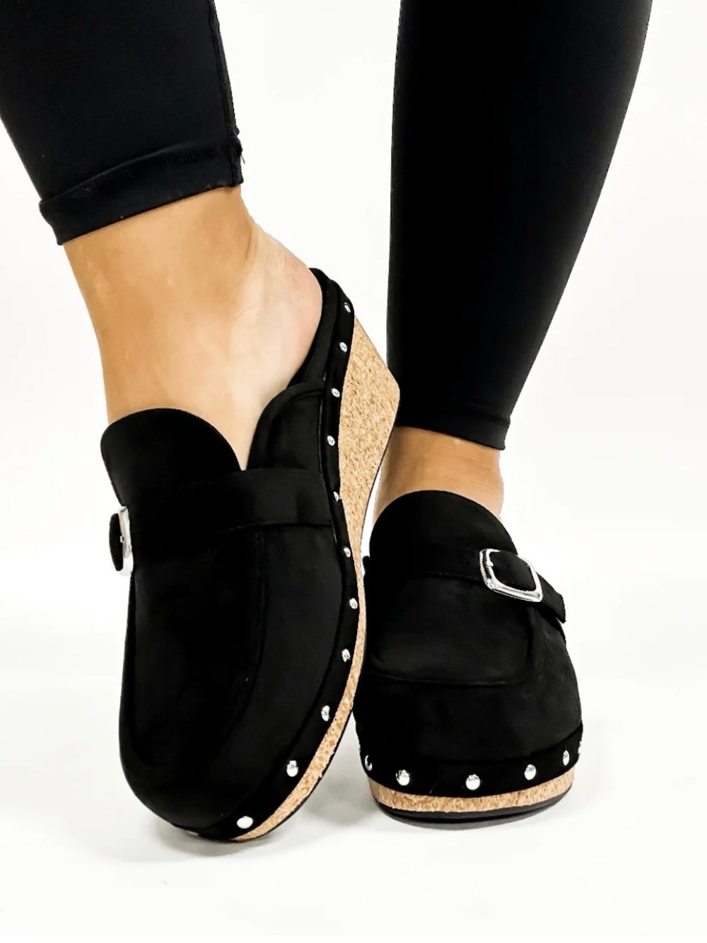 Corky’s ’Just Precious’ Faux Suede Black  Shoes  Ladies 10